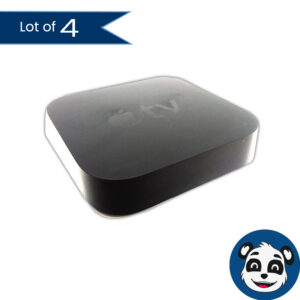 Lot of 4 APPLE A1469, Apple TV (3rd Generation), Black, Without RC - "A"