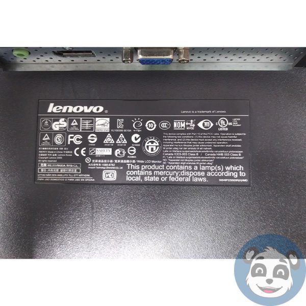Lenovo LT2252pwD, 22" LCD Widescreen Monitor , "A"-2582