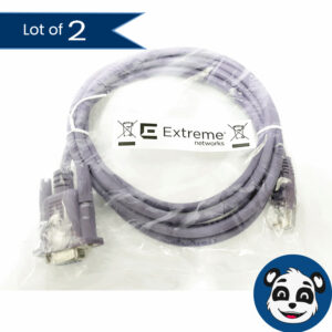 Lot of 10 EXTREME NETWORKS Cat-5E DB9 (F) Ethernet Console Cable Adapter