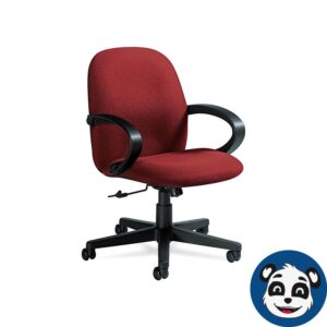 GLOBAL INDUSTRIES High-Back Management Chair, Burgundy, Swivel/Tilt - "NEW"
