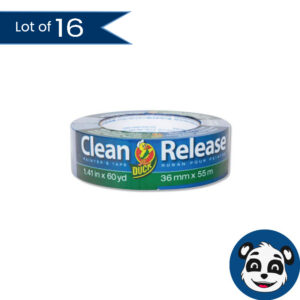 Lot 16 Duck 284373 Blue Clean Release Masking Tape 1.41" x 60" - "NEW"