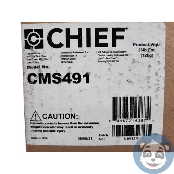 CHIEF CMS491, 1' x 2' Av Ceiing Enclosure , New-27535
