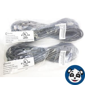 Lot 2 - Polycom 2457-40124-001 /POD10001373 Shielded POE LAN Ethernet 25ft Cable-0