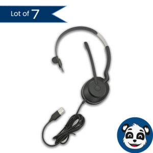 Lot of 7 Jabra Evolve2 30, Mono MS USB-A Headset