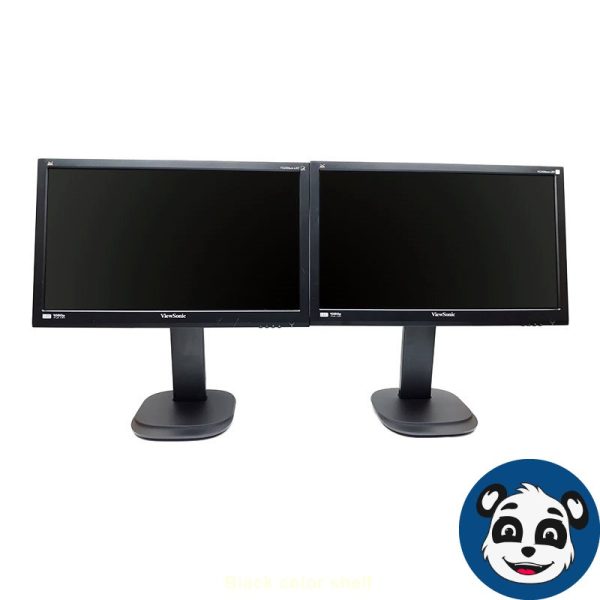 Lot of 2 - VIEWSONIC VG2436WM-LED /VS13533. 24" LCD Monitor. VGA, DVI, FHD  "B"