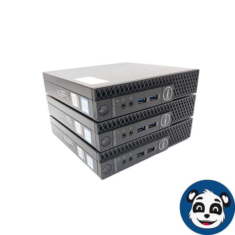 Repair Lot of 3 DELL Optiplex 3070 Micro PC, i3/i5-9th Gen, 8GB, No SSD/AC