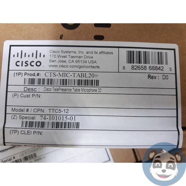 CISCO CTS-MIC-TABL20= / TTC5-12,  TelePresence Table Microphone 20 , 10/Box - Image 4