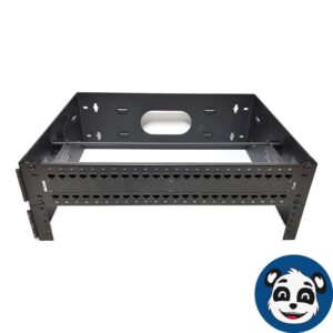 BELDEN AX103255, 4U Wall Mount Hinged Rack With 48 Port Cat6 Patch Panel - "A"