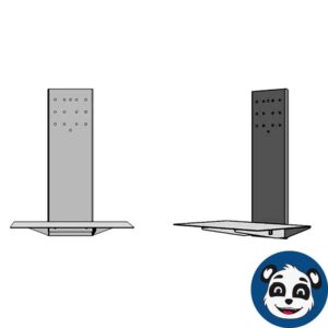 AVFI Audio Visual Furniture SYZ2-B Extended Laptop Shelf, Black - "NEW"