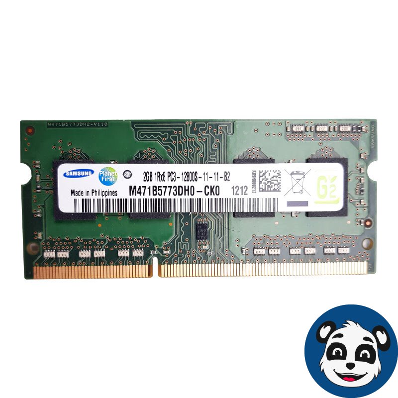 Lot of (10) Samsung M471B5773DH0-CK0 2GB PC3-12800S DDR3 Laptop RAM