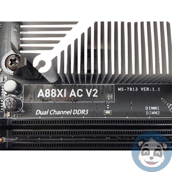 MSI A88XI AC V2 / MS-7913 VER 1.1,  Mini ITX Motherboard , AMD A8-7600, "A" - Image 3