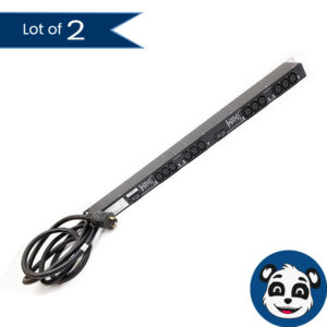 Lot of 2 SPECTRUM 72A-130BMLEN-02 PDU 12 x C13 Outlet 240vac Rack Mount