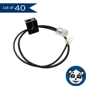 Lot of 40 PLANTRONICS Phone Interface Cables 86007-01 – “A”