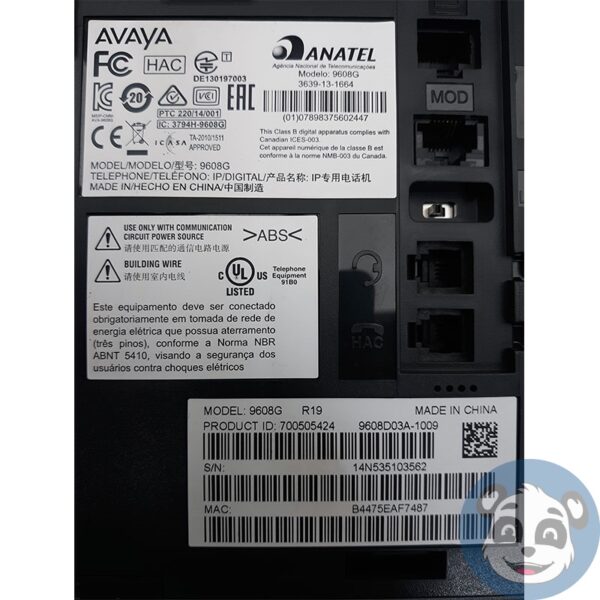 Lot of 10 AVAYA 9608G IP Business Phones Gray w/ Handsets, No Bases/Cords - "A" - Image 3