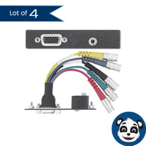 Lot of 4 Extron 70-551-71 SLKSCRN AAP VGA 15HD Female to BNC 3.5 mm Stereo Plug