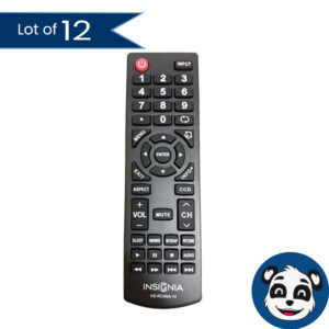Lot of 12 INSIGNIA NS-RC4NA-14. Genuine Remote Control. “A”