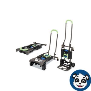 COSCO 12222PBG1E Shifter 300 Lb. 2-in-1 Convertible Hand Truck and Cart, Green