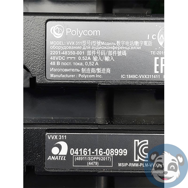Lot Of 10 - Polycom VVX311 6-line Desk Phone W/ PoE. No Handset/Stand/Cords - Image 5