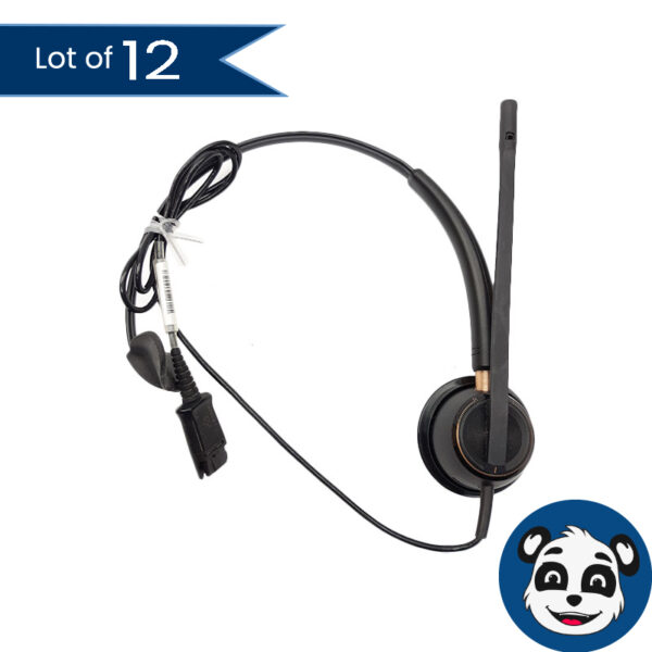Lot of 12 PLANTRONICS Encore Pro HW510 QD Mono Wired Headset No Ear Cushion,"B"