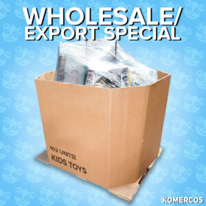 Re-sell Export Wholesale Bulk Lot of 102 Kids Toys, Assorted Brands/Models, New
