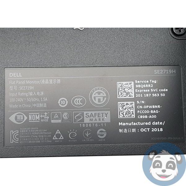 DELL SE2719H, 27" LCD Widescreen Monitor , HDMI, VGA, "B" - Image 6