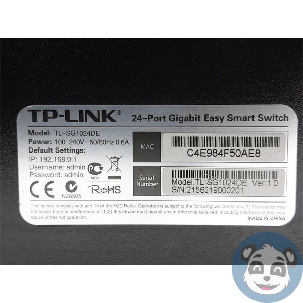 TP-LINK TL-SG1024DE,  24-Port Gigabit Easy Smart Switch - Image 4