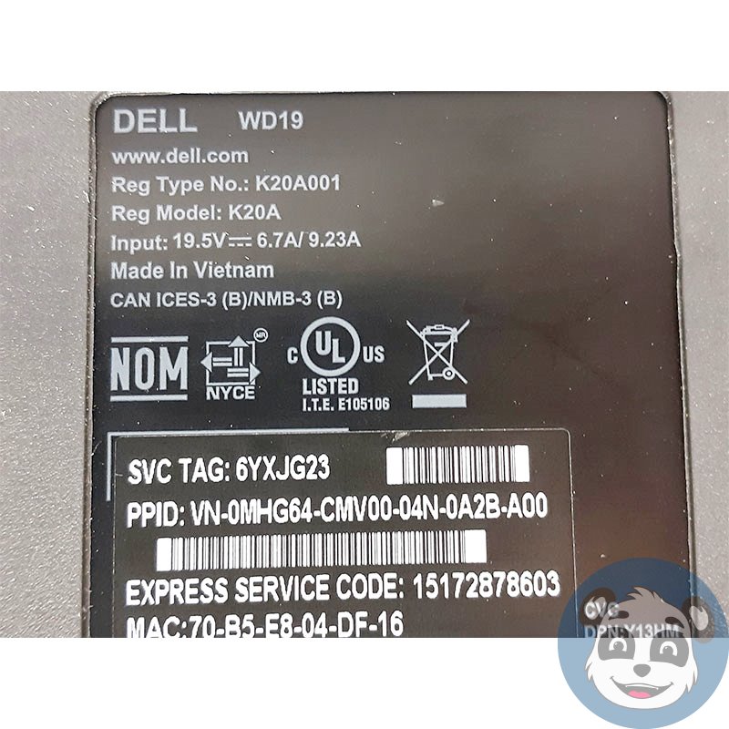 Lot of 2 DELL WD19 / K20A, USB-C Docking Station, No AC – “B” - Image 4