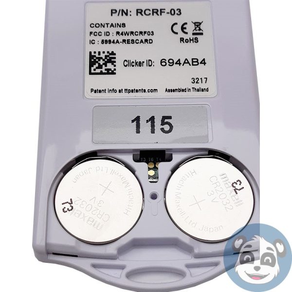 Lot of 60 Turning Point RCRF-03 Response Card IR Clicker, No Batteries - "B" - Image 5