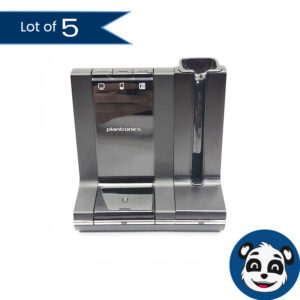 Lot of 5 Plantronics WO2 Headset Charging Bases "B"