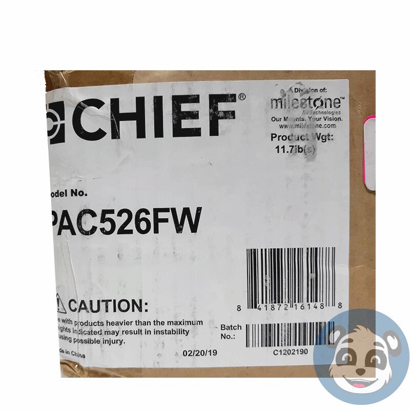 CHIEF PAC526FW, Monitor Mount Accessory, White, "New" - Image 3