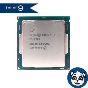 Lot of 9 Intel Core i7-7700 3.60GHz / SR338 Processor