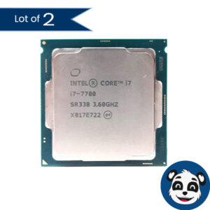 Lot of 2 Intel Core i7-7700 3.60GHz / SR338 Processor