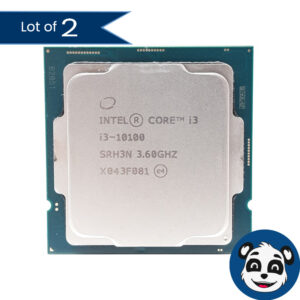 Lot of 2 Intel Core i3-10100 3.60GHz / SRH3N Processor – “A”