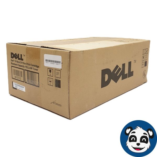 DELL NF555, 3110cn/3115cn Print Cartridge Standard Capacity YELLOW Toner, "NEW"