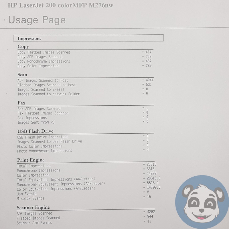 HP LaserJet Pro 200 Color MFP M276nw AIO Printer w/ Power Supply, 20K P/C - "B" - Image 7