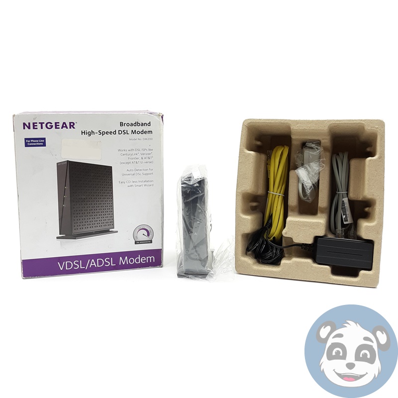 NETGEAR DM200-100NAS High Speed Broadband Modem, w/ Power Supply - "New OB" - Image 6