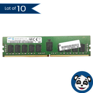 Lot of 10 SAMSUNG 8GB 1RX4 PC4-2400T-RC1-11-DC0 Server Memory - "A"
