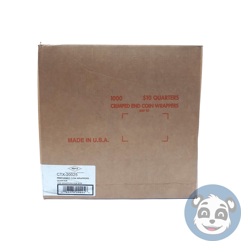 1000 Rolls Preformed Coin Wrappers Paper Tubes For QUARTERS (Holds $10 Each) - Image 4