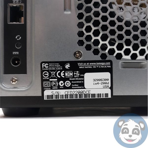 IOMEGA ix4-200d 4-Bay NAS Drive Network Storage Cloud, No HDD, No AC - "B" - Image 6