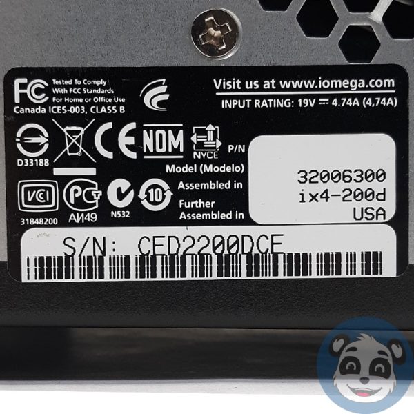IOMEGA ix4-200d 4-Bay NAS Drive Network Storage Cloud, No HDD, No AC - "B" - Image 7