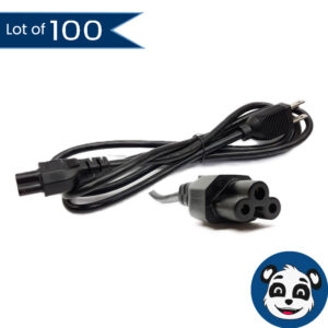Lot 100 of C5 Power Cord Multiple Lengths IEC 60320 for Laptops Adapters “A”