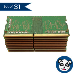Lot of 31 4GB DDR4 (PC4) Assorted-Mixed Brands and Speeds Laptop RAM
