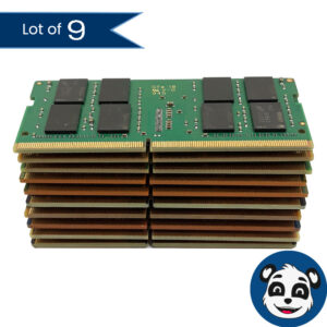 Lot of 9 16GB DDR4 (PC4) Assorted-Mixed Brands and Speeds Laptop RAM