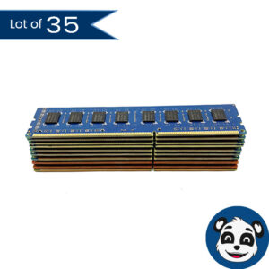 Lot of 35 4GB DDR3 (PC3) Assorted-Mixed Brands and Speeds Desktop RAM – “A”