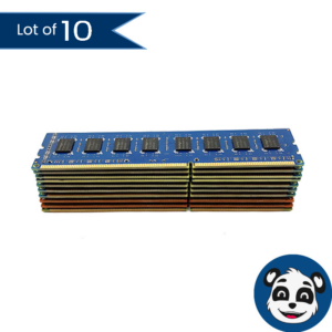 Lot of 10 4GB DDR3 (PC3) Assorted-Mixed Brands and Speeds Desktop RAM – “A"