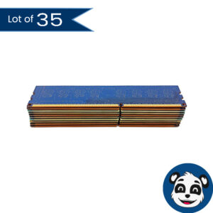 Lot of 35 4GB DDR3L (PC3L) Assorted-Mixed Brands and Speeds Desktop RAM – “A”