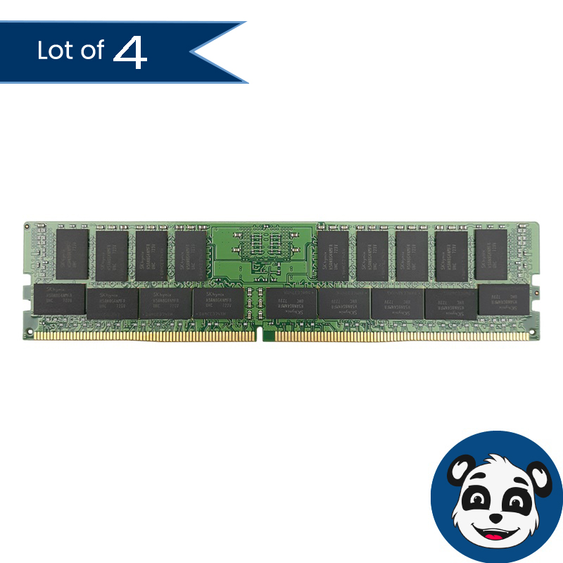 Lot of 4 32GB DDR4 (PC4) Assorted-Mixed Brands and Speeds Desktop RAM – “A”