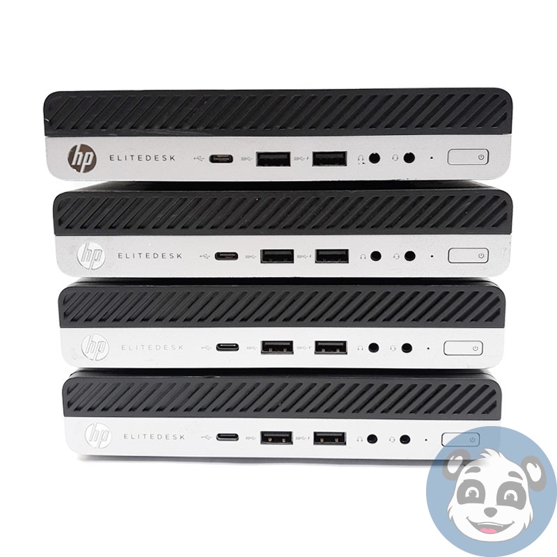 Lot of 4 HP EliteDesk 800 G3 Mini 65W Micro PCs, i5-6500, 8GB, No SSD/OS/AC, "B" - Image 7