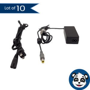 Lot of 10 Genuine LENOVO 65W AC Adapter Supplies Round Tip “A”