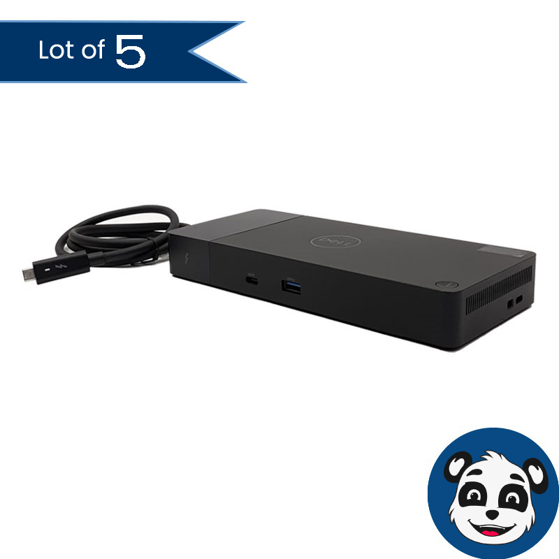 Lot of 5 DELL WD19TBS USB-C / K20A001 Docking Station, No Power Supply – “B”